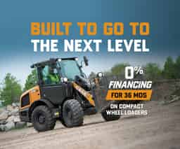 0% Financing for up to 36 Months* on Compact Wheel Loaders