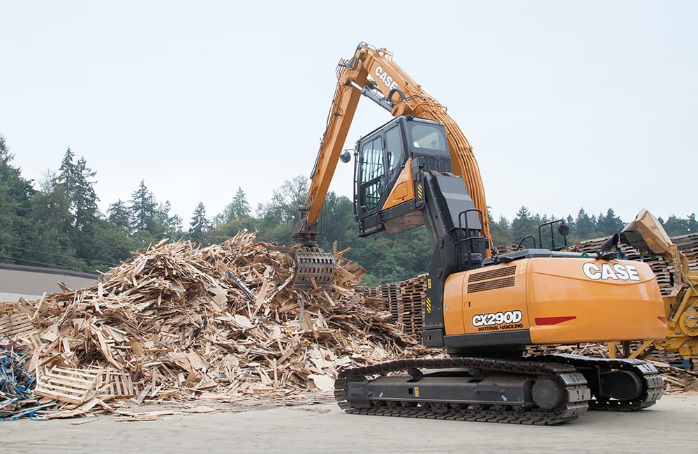 CASE Excavator CX290D Material Handler