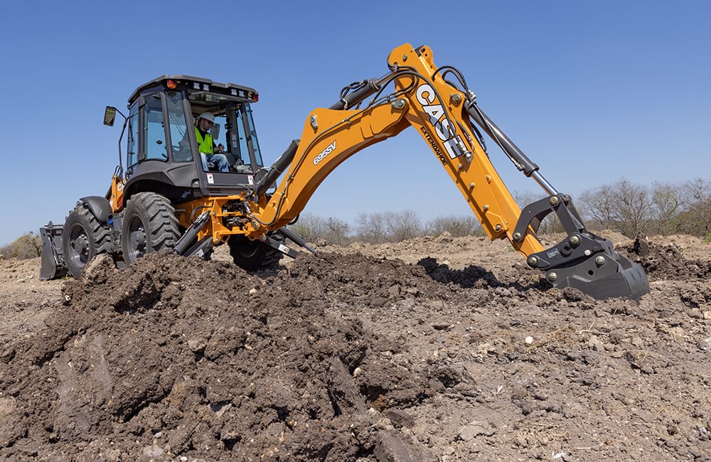 CASE Backhoe Loader 695SV Center Pivot