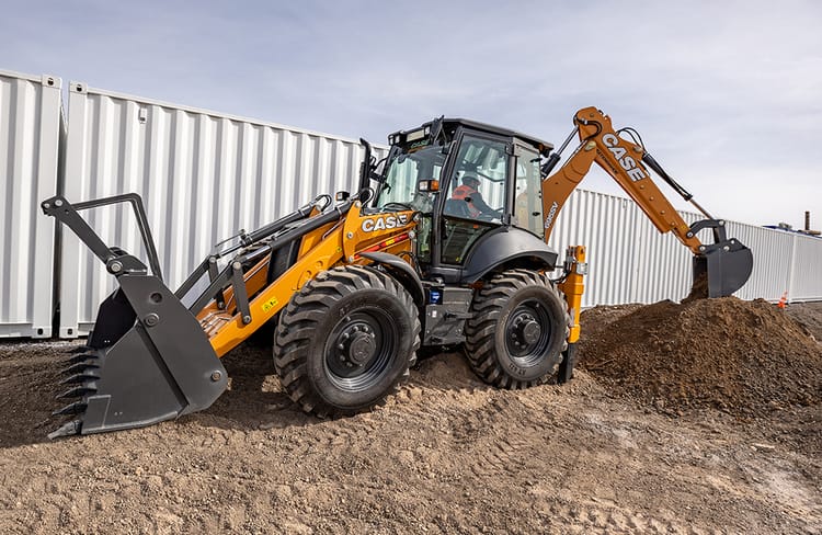 CASE Backhoe Loader 695SV Side Shift