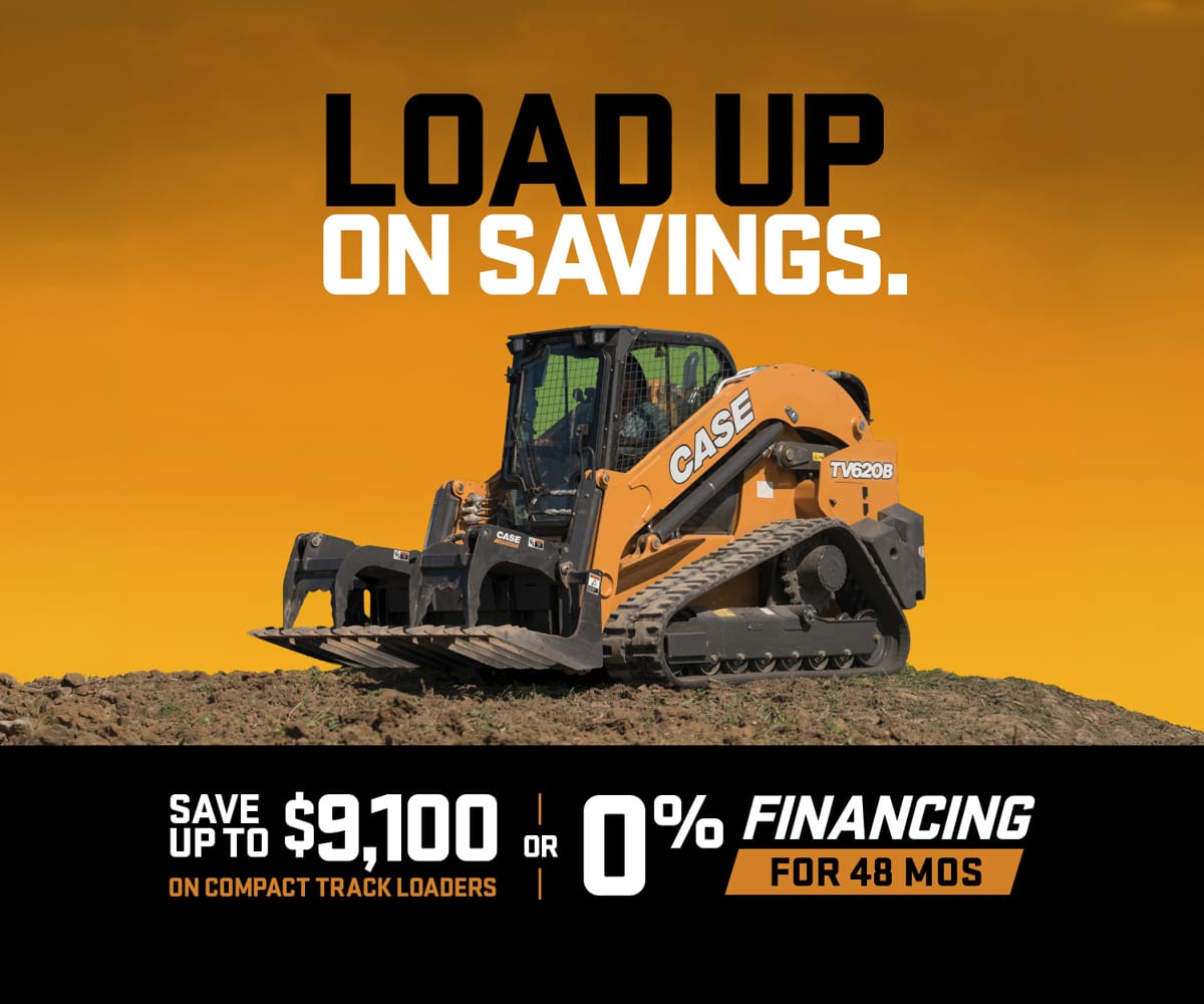 Save Up to $9,100 OR Financing As Low As 0% for up to 60 Months on Compact Track Loaders