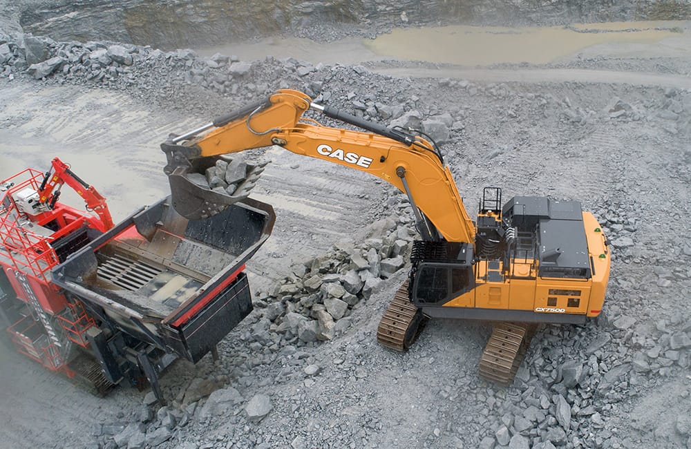 CASE Excavator CX750D